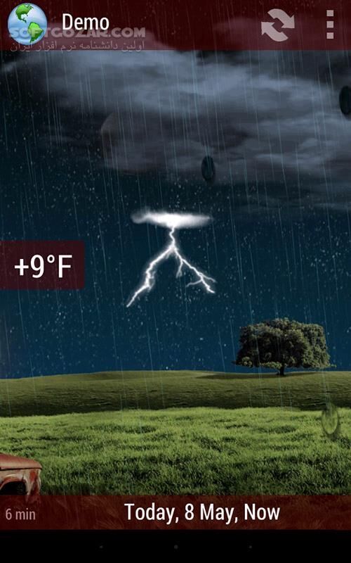 دانلود Animated Weather Widget&Clock 6.7.1.5f1 for Android +4.0 - دانلود ویجت آب و هوا برای اندروید - سافت گذر