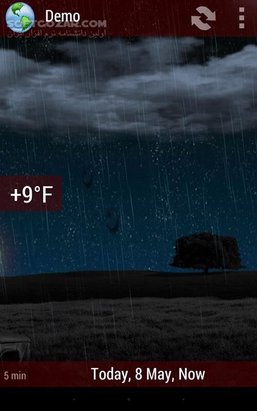 دانلود Animated Weather Widget&Clock 6.7.1.5f1 for Android +4.0 - دانلود ویجت آب و هوا برای اندروید - سافت گذر