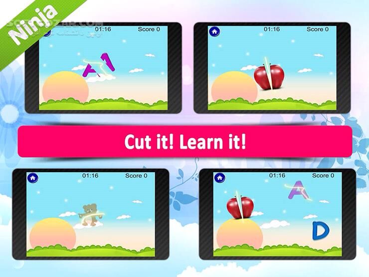 دانلود Animated alphabet for kids,ABC 3.3 for Android +2.3 - دانلود آموزش و بازی یادگیری زبان انگلیسی برای کودکان برای اندروید - سافت گذر