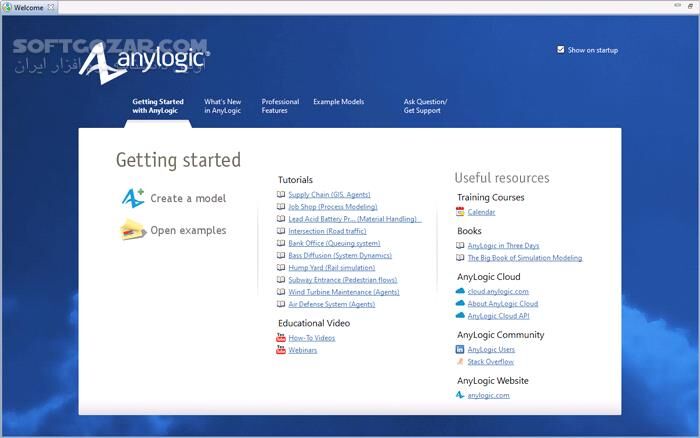 دانلود AnyLogic Pro 8.9.6 - دانلود شبیه‌سازی و مدل‌سازی سیستم‌های پیچیده - سافت گذر
