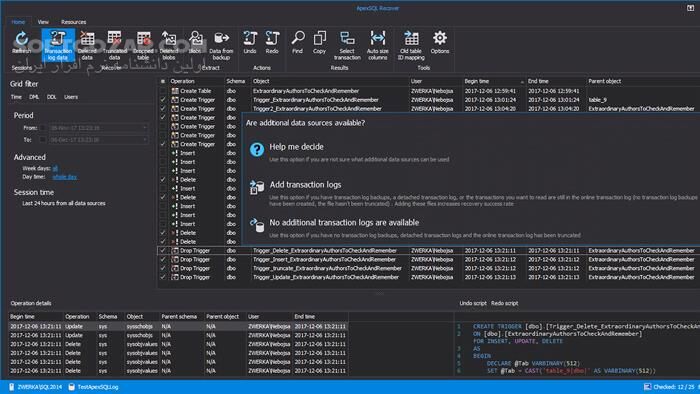 دانلود ApexSQL Recover 2019.02.1245 - دانلود ریکاوری اطلاعات پایگاه‌داده اس‌کیوال - سافت گذر