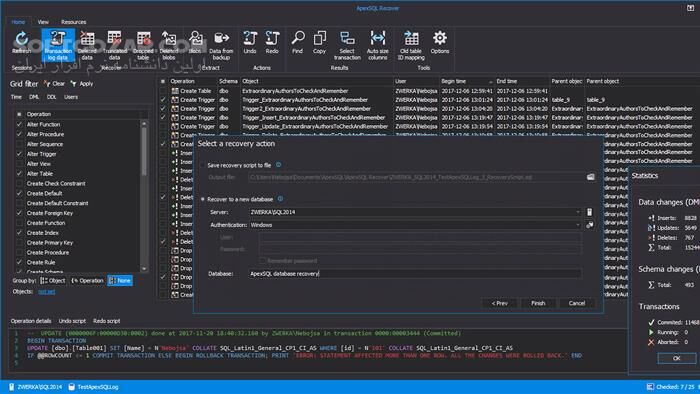 دانلود ApexSQL Recover 2019.02.1245 - دانلود ریکاوری اطلاعات پایگاه‌داده اس‌کیوال - سافت گذر