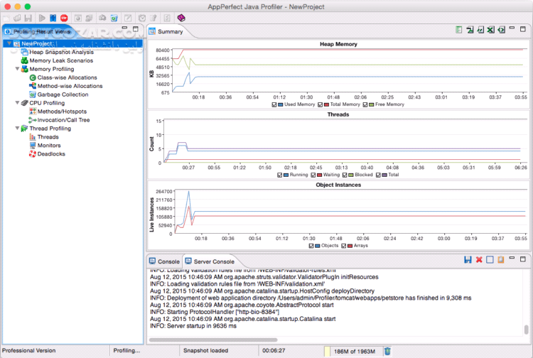 دانلود AppPerfect Java Profiler 14.5.0.20150602-4143 x86/x64/Linux - دانلود نرم افزار تشخیص خطا در برنامه نویسی - سافت گذر