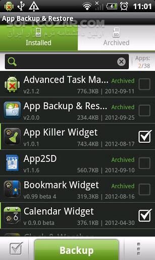 دانلود App Backup & Restore 1.0.5 for Android +4.0 - دانلود پشتیبانی گیری برنامه ها برای اندروید - سافت گذر