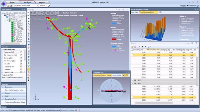 دانلود Artemis Modal Pro v8.0.0.3 (x64) - دانلود آنالیز مودال - سافت گذر