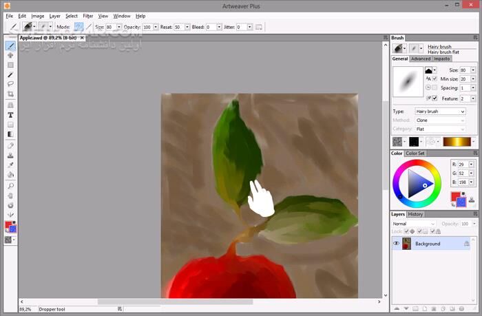 دانلود Artweaver Plus 8.1.3438 - دانلود نقاشی کامپیوتری - سافت گذر