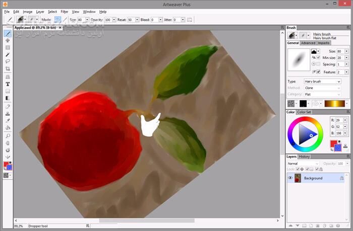 دانلود Artweaver Plus 8.1.3438 - دانلود نقاشی کامپیوتری - سافت گذر