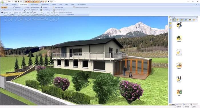 دانلود Ashampoo 3D CAD Professional 12.0.0 - دانلود طراحی سه بعدی ساختمان - سافت گذر