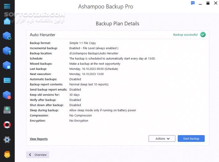دانلود Ashampoo Backup Pro 27.5.24 - دانلود بکاپ گیری از ویندوز - سافت گذر