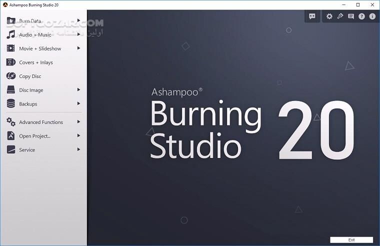 دانلود Ashampoo Burning Studio 26.0.3 - دانلود ساخت و رایت دیسک آشامپو - سافت گذر