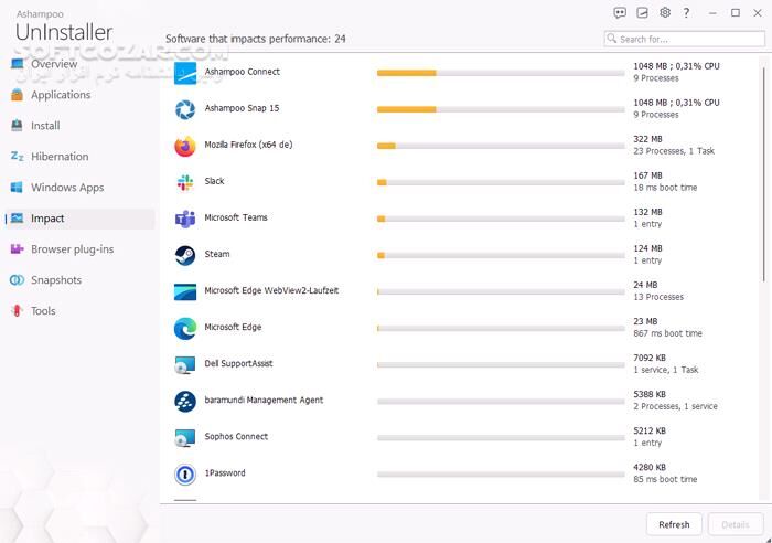 دانلود Ashampoo UnInstaller 16.00.02 - دانلود حذف برنامه های غیرضروری - سافت گذر