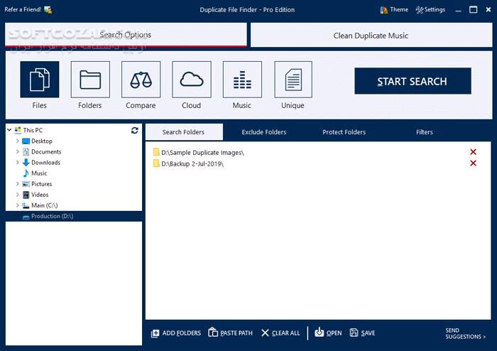 دانلود Ashisoft Duplicate File Finder Pro 8.2.0 - دانلود حذف فایل های تکراری - سافت گذر