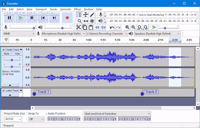 دانلود Audacity 3.7.6 - دانلود نرم افزار رایگان ویرایشگر صوتی و ضبط صدا - سافت گذر
