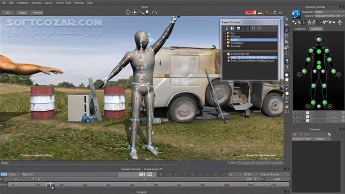دانلود Autodesk MotionBuilder 2026 / 2025 - دانلود انیمیشن سازی - سافت گذر