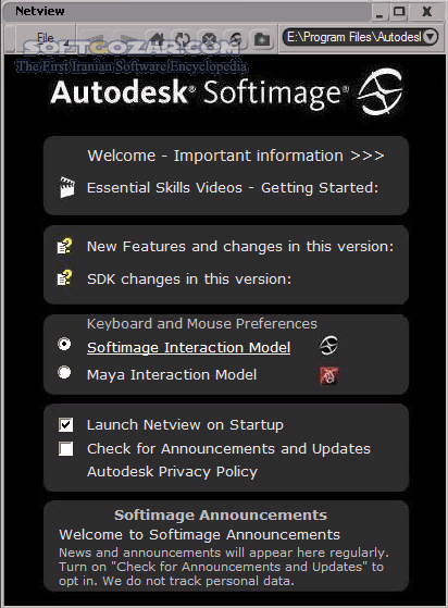 دانلود Autodesk Softimage 2015 SP1 x64 - دانلود یکی از قویترین ابزارهای ساخت انیمیشن و بازی سه بعدی (محصول شرکت اتودسک) - سافت گذر