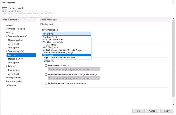دانلود Automatic Email Processor 3.8.17 - دانلود مدیریت ایمیل - سافت گذر