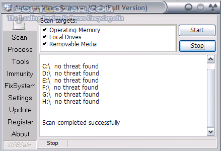 دانلود Autorun Virus Remover 3.3 Build 0712 - دانلود از بین بردن ویروس Autorun و اثرات آن - سافت گذر
