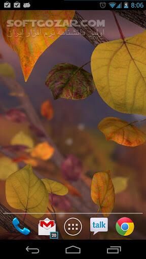 دانلود Autumn Tree 1.4 for Android +2.2 - دانلود برگهای پاییزی برای اندروید - سافت گذر