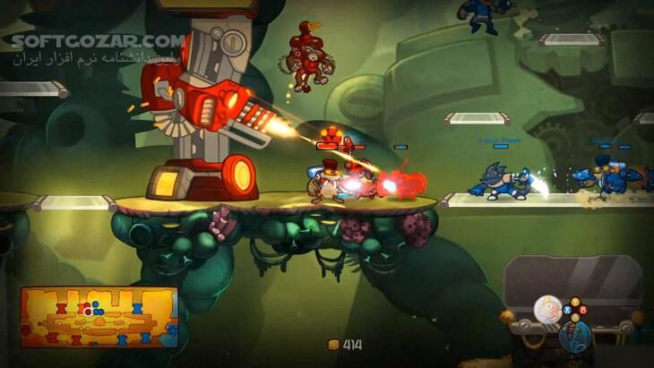 دانلود AwesomeNauts v1.22a + DLC + Update 1.22.1 - دانلود بازی جنگجویان خفن - سافت گذر
