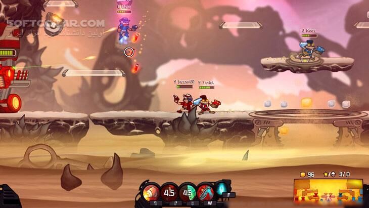 دانلود AwesomeNauts v1.22a + DLC + Update 1.22.1 - دانلود بازی جنگجویان خفن - سافت گذر
