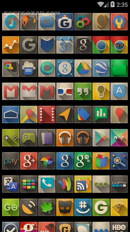 دانلود Axis 4.5.3 for Android +4.0 - دانلود 1400 آیکون برای اندروید - سافت گذر