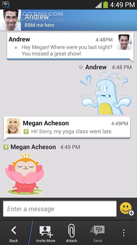 دانلود BBM 3.3.21.78 for Android +4.0 - دانلود برنامه چت و تماس بی بی ام برای اندروید - سافت گذر