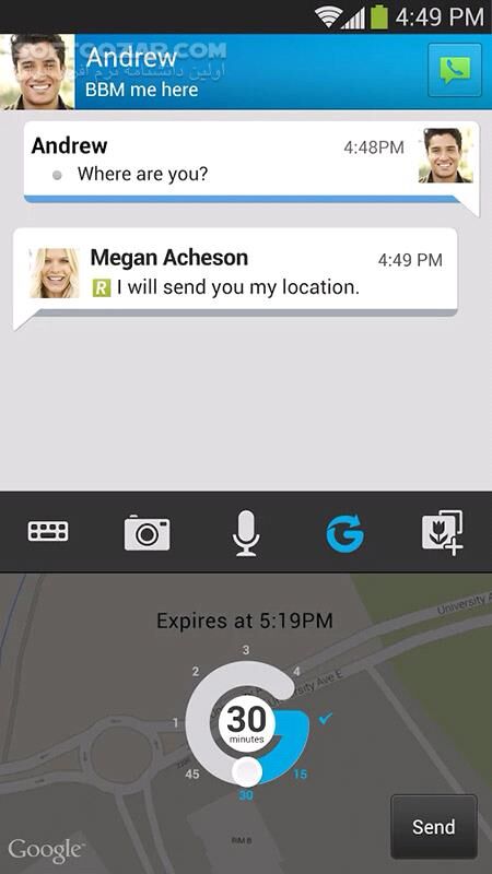 دانلود BBM 3.3.21.78 for Android +4.0 - دانلود برنامه چت و تماس بی بی ام برای اندروید - سافت گذر