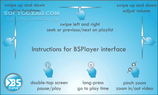 دانلود BSPlayer Full 3.24.253 + All Codec for Android +5.0 - دانلود پلیر قدرتمند اندروید 4 با امکانات بالا برای اندروید - سافت گذر