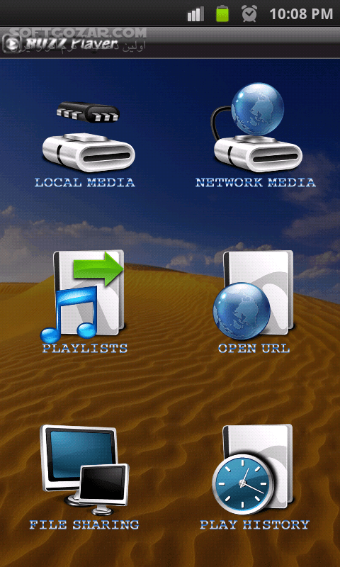 دانلود BUZZ Player 1.2.4 for Android - دانلود پلیر صوتی و تصویری آندروید با قابلیت پشتیبانی از زیرنویس برای اندروید - سافت گذر