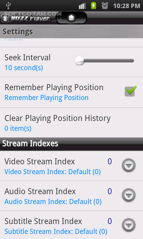 دانلود BUZZ Player 1.2.4 for Android - دانلود پلیر صوتی و تصویری آندروید با قابلیت پشتیبانی از زیرنویس برای اندروید - سافت گذر