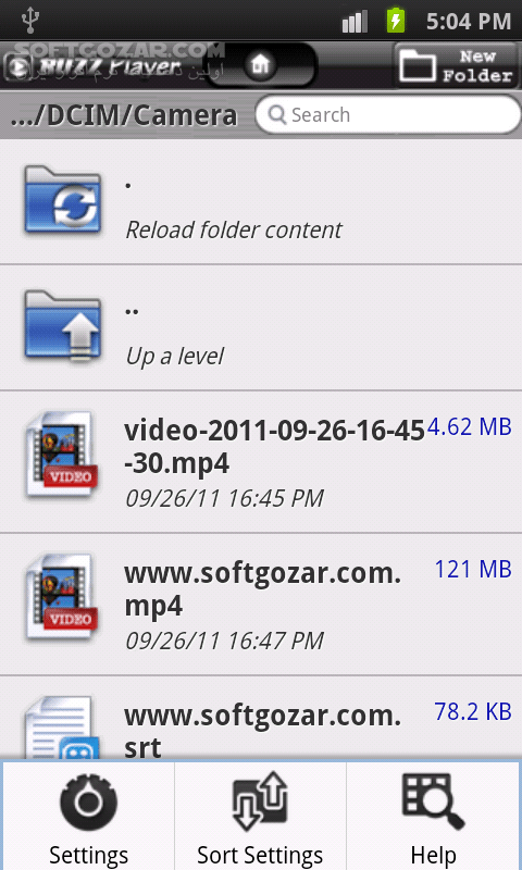 دانلود BUZZ Player 1.2.4 for Android - دانلود پلیر صوتی و تصویری آندروید با قابلیت پشتیبانی از زیرنویس برای اندروید - سافت گذر