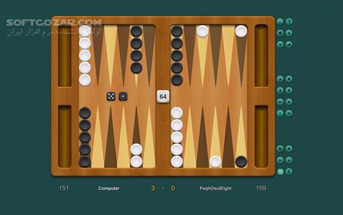 دانلود Backgammon Classic v7.2 - دانلود بازی تخته نرد - بَک‌گامون کلاسیک نسخه‌ی 7.2 - سافت گذر
