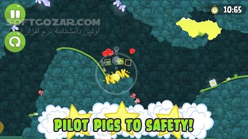 دانلود Bad Piggies 2.2.3 / HD 2.4.3141for Android +2.3 - دانلود بد پیگت برای اندروید - سافت گذر