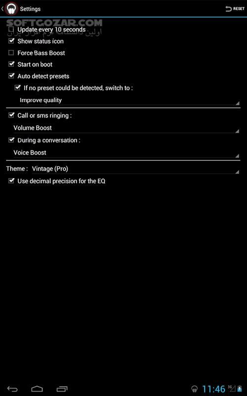 دانلود Bass Booster Pro 5.0.4 for Android +2.3 - دانلود افزایش میزان صدا برای اندروید - سافت گذر