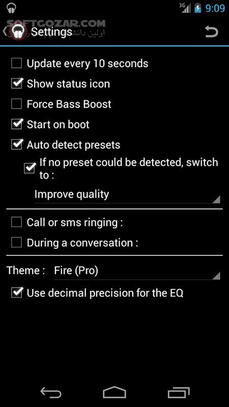 دانلود Bass Booster Pro 5.0.4 for Android +2.3 - دانلود افزایش میزان صدا برای اندروید - سافت گذر