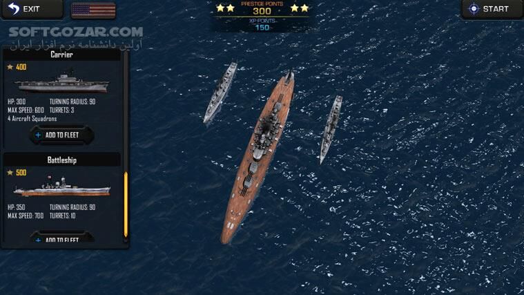 دانلود Battle Fleet 2 Atlantic Campaign - دانلود بازی نبرد کشتی‌های جنگی 2 - عملیات اقیانوس اطلس - سافت گذر
