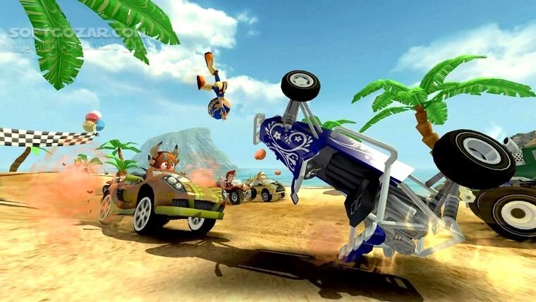 دانلود Beach Buggy Racing 2 2022.02.17.287 for Android +4.0.3 - دانلود ماشین سواری بیچ باگی برای اندروید - سافت گذر