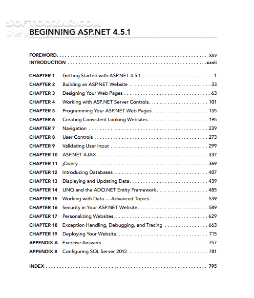 دانلود Beginning ASP.NET 4.5.1 in Csharp and VB - دانلود کتاب آموزش ASP.NET - سافت گذر
