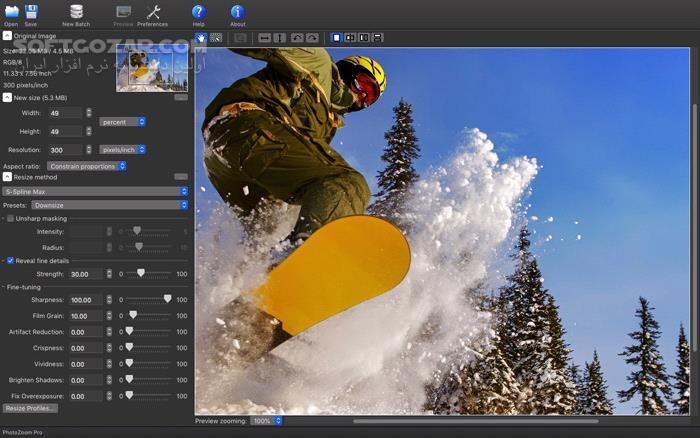دانلود Benvista PhotoZoom Pro 9.0.2 - دانلود بزرگ کردن عکس بدون افت کیفیت - سافت گذر