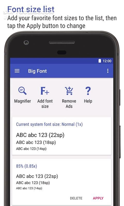 دانلود Big Font Pro 3.26 for Android +4.1 - دانلود تغییر سایز فونت برای اندروید - سافت گذر