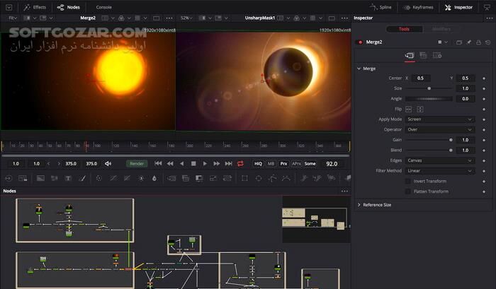 دانلود Blackmagic Design Fusion Studio 20.3 - دانلود جلوه های ویژه - سافت گذر