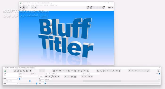 دانلود BluffTitler 16.8.1 - دانلود ساخت نوشته‌ها و عناوین زیبای سه‌بعدی و متحرک - سافت گذر