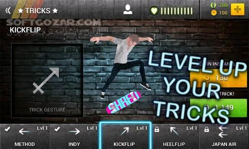 دانلود Boardtastic Skateboarding 2 v3.2.4 for Android +2.3 - دانلود بازی اسکیت برای اندروید - سافت گذر