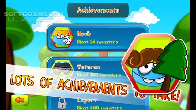 دانلود Bomb The Monsters HD v1.2 - Multilingual - دانلود بازی بمباران هیولاها نسخه‌ی چند زبانه 1.2 با کیفیت اچ‌دی - سافت گذر