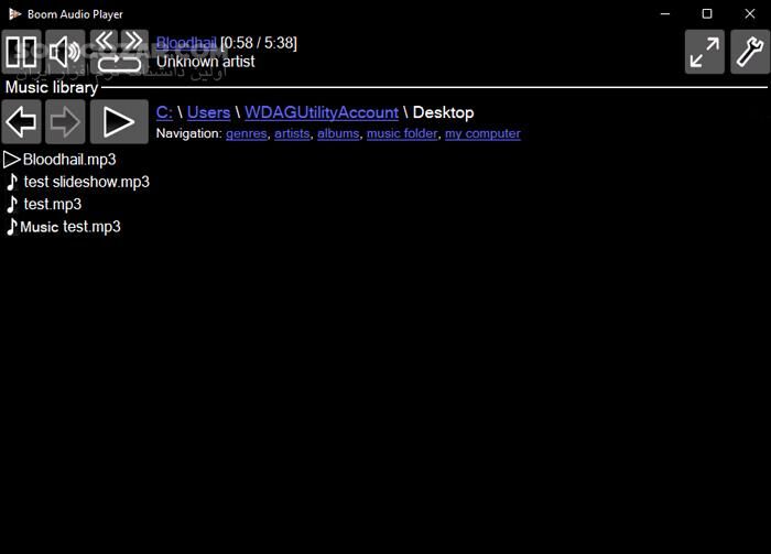 دانلود Boom Audio Player 1.1 - دانلود پلیر صوتی - سافت گذر
