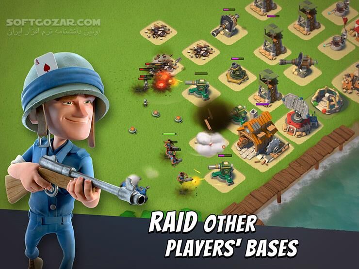 دانلود Boom Beach 45.542 for Android +4.0 - دانلود بوم بیچ برای اندروید - سافت گذر