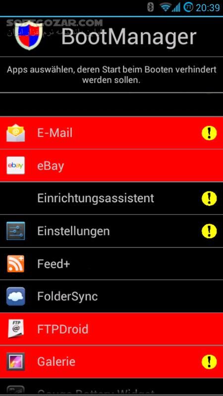 دانلود BootManager Donate 3.9.2 for Android +2.3 - دانلود مدیریت استارت آپ برای اندروید - سافت گذر