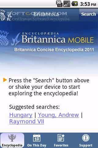 دانلود Britannica Encyclopedia 2013 v1.41 for Android +1.6 - دانلود دایره المعارف مصور بریتانیکا برای گوشی های آندروید برای اندروید - سافت گذر