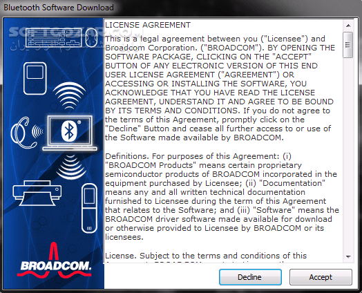دانلود Broadcom Bluetooth Software 12.0.0.9850 - دانلود نرم افزار بروز رسانی درایور بلوتوث - سافت گذر