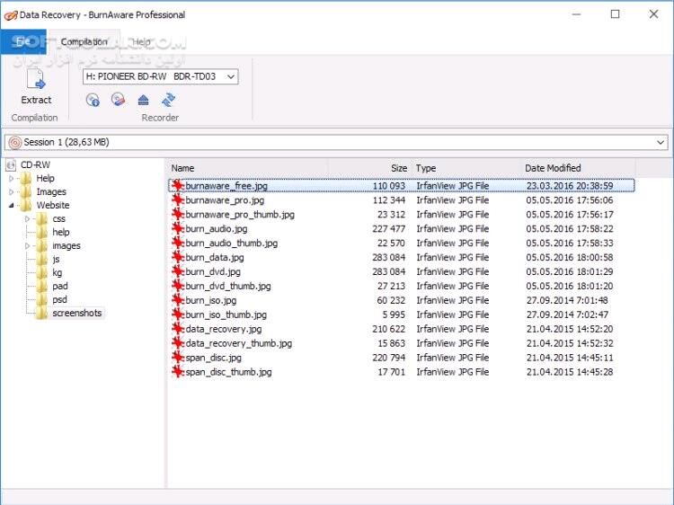 دانلود BurnAware Professional 18.7 - دانلود رایت سی دی و رایت دی وی دی - سافت گذر